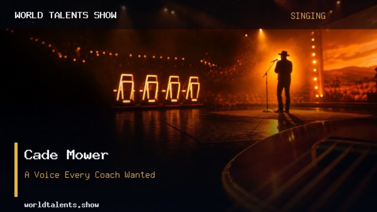 Cade Mower on The Voice: Four-Chair Turn for “Something in the Orange” – World Talents Show