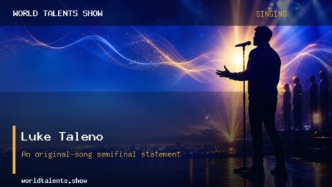 Luke Taleno’s AGT Semifinal “American Dream” Original Song Performance – World Talents Show