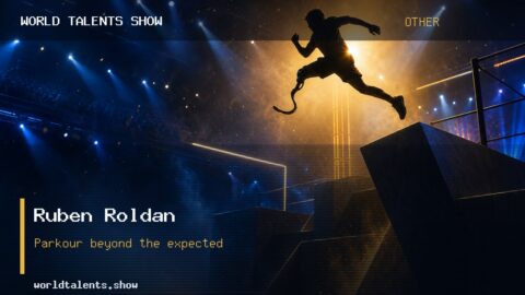 Rubén Roldán’s AGT Parkour Audition Earns Simon Cowell’s Golden Buzzer – World Talents Show